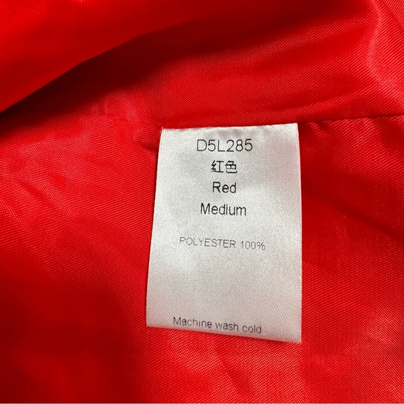 NWOT Meduim Relaxed Fit Open Red Blazer - Picture 8 of 14